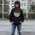 OM Goa Mandala Premium Hoodie in schwarz für Frauen